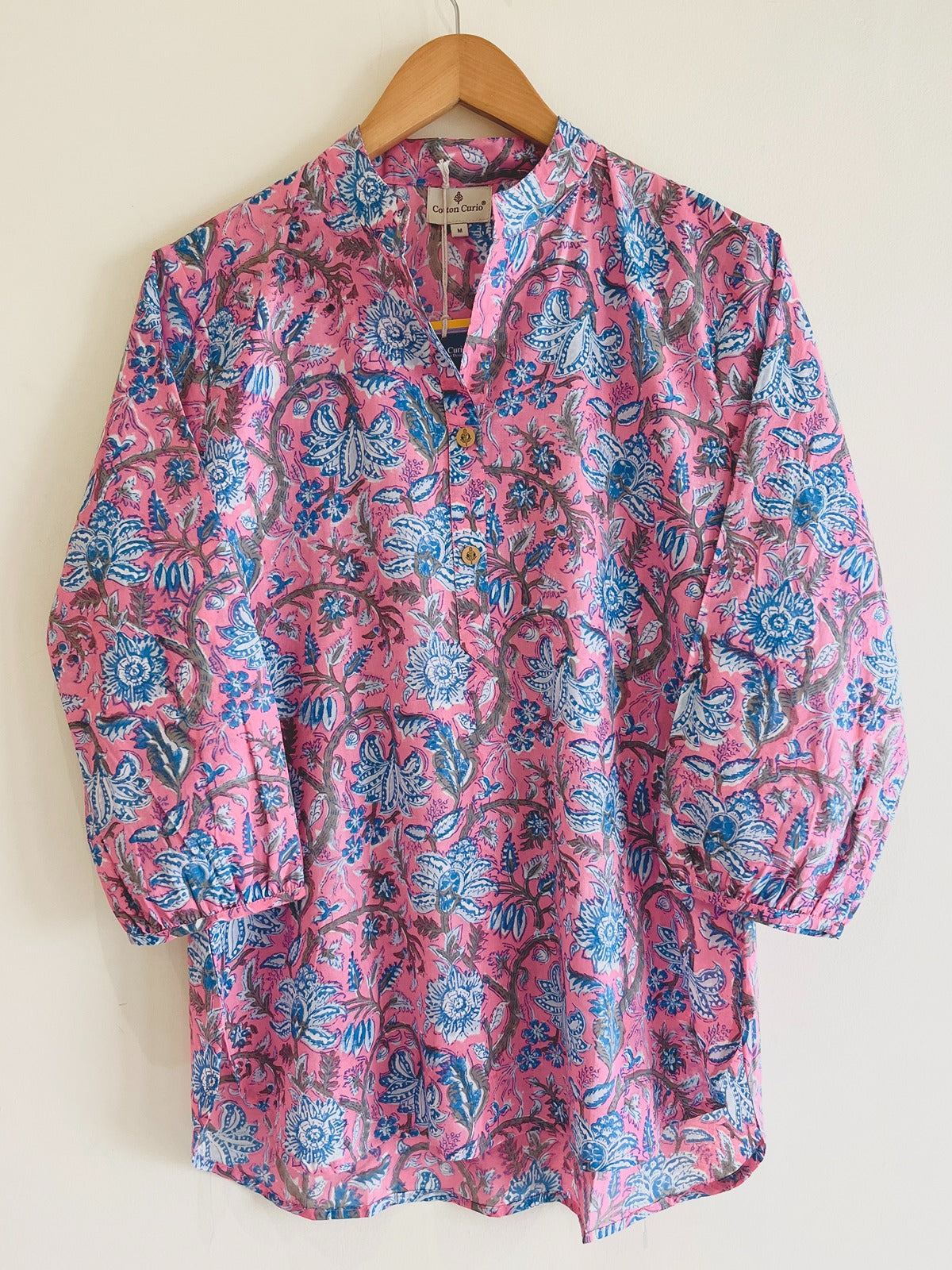 Block Printed Short Kurti