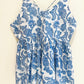 Blue Bliss Block Printed Cotton Cami Top
