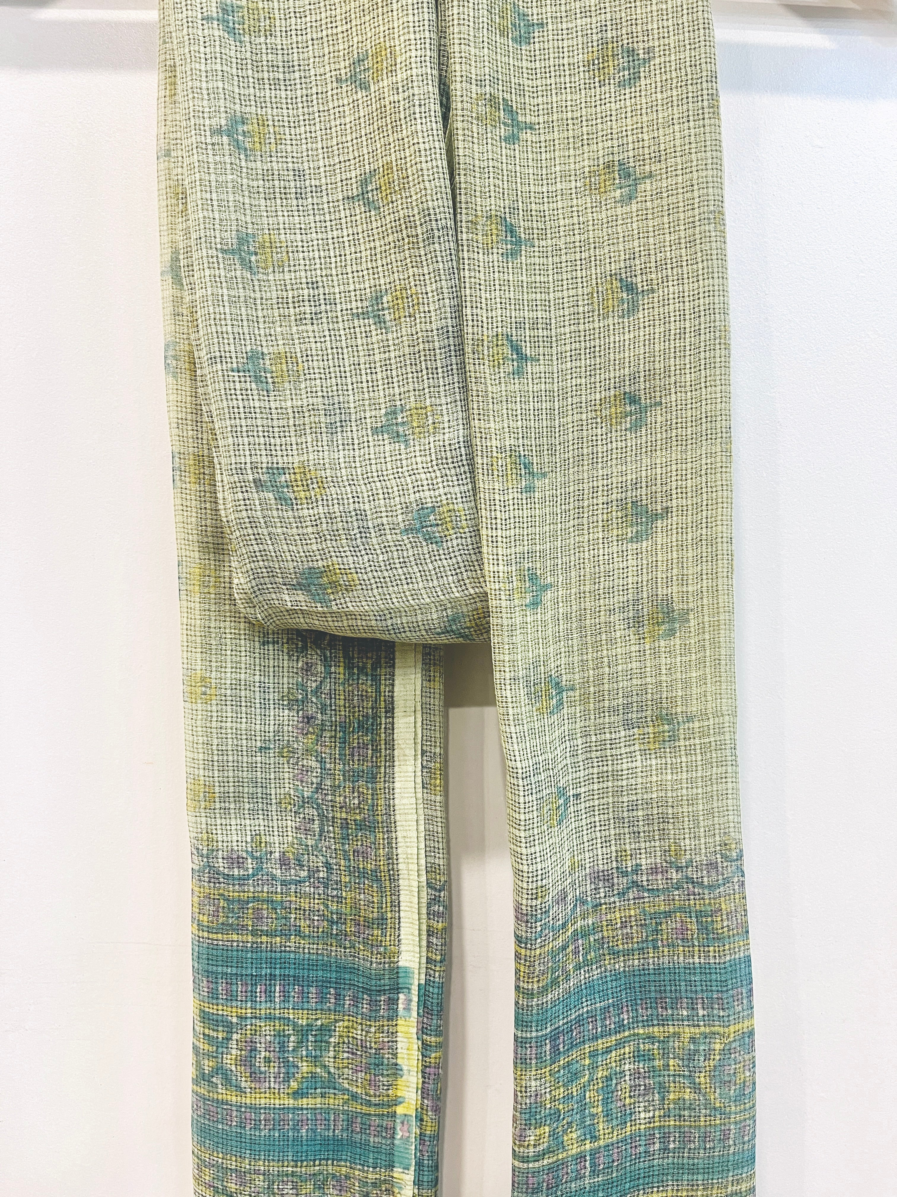 Block Printed Kota Doria Dupatta