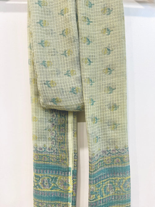 Block Printed Kota Doria Dupatta