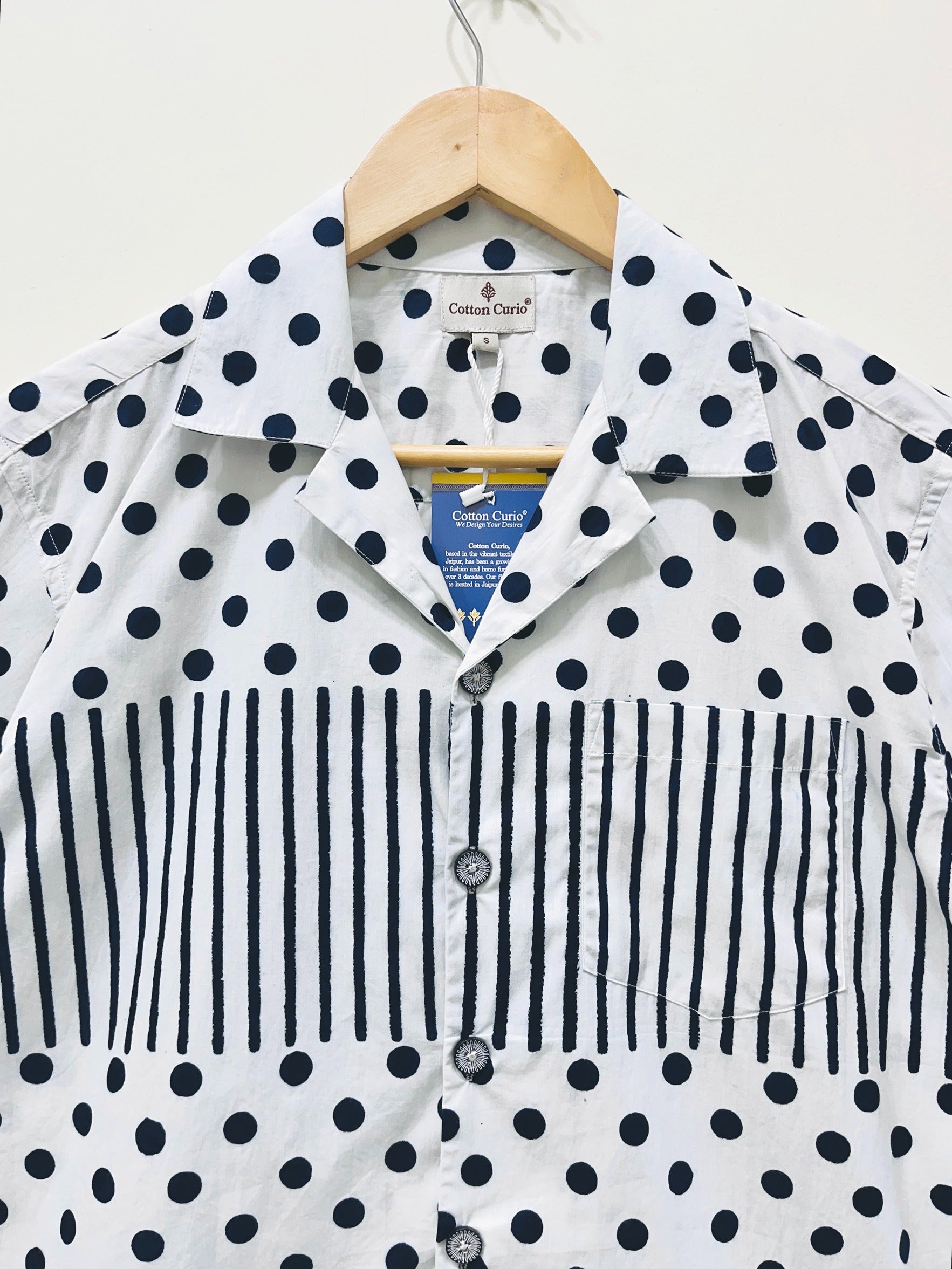 Cotton Poplin Half Sleeve Printed Shirt