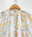 Sunlit Bel Lace Cotton Top