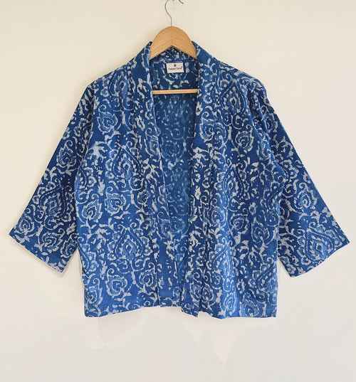 Dabu Printed Shrug