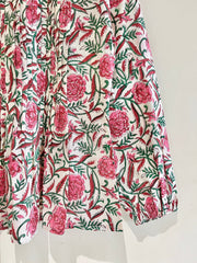 Block Printed Short Top