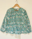 Block Printed Cotton Short Top