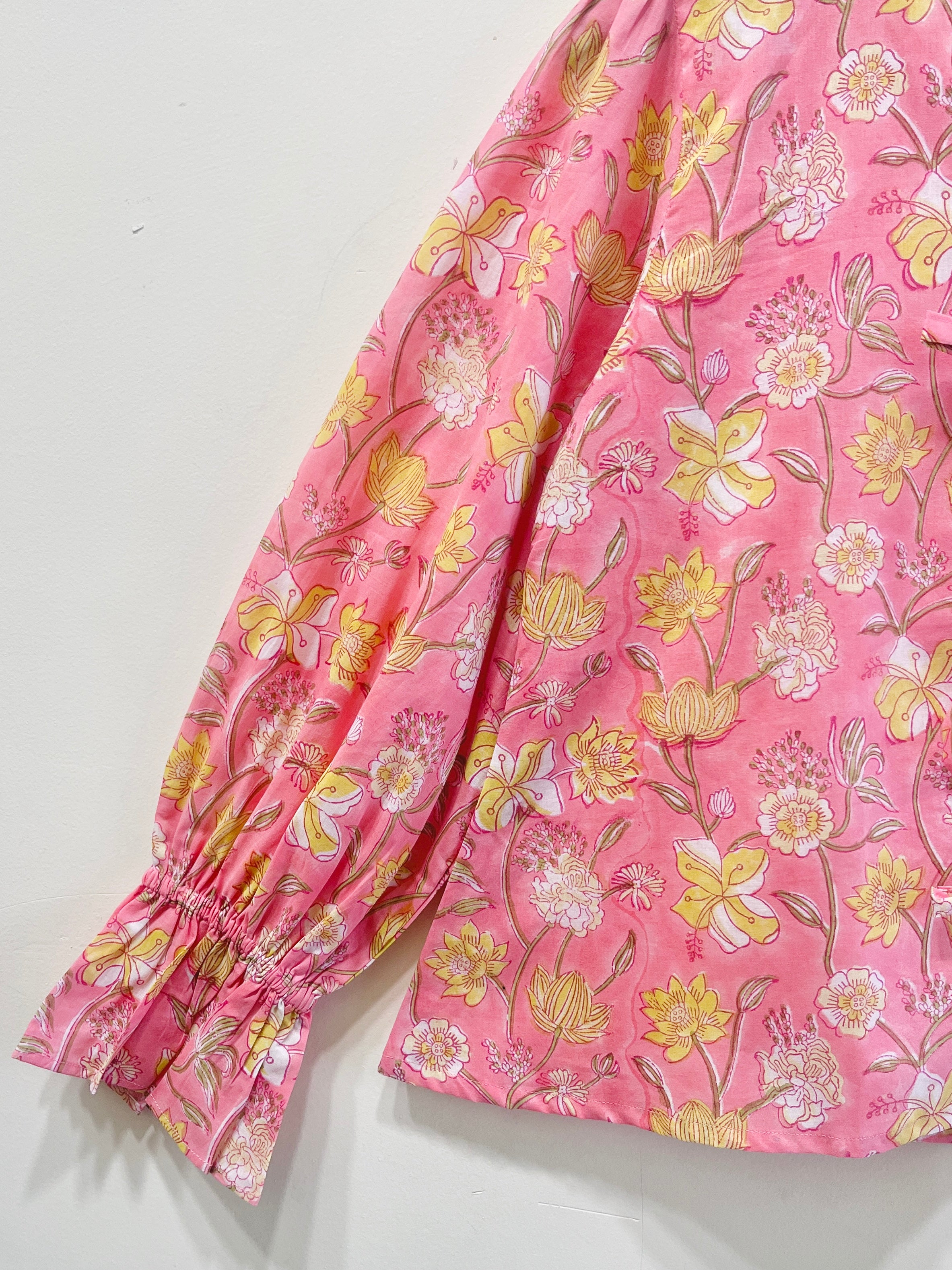 Women’s Cotton Block Printed Short Top