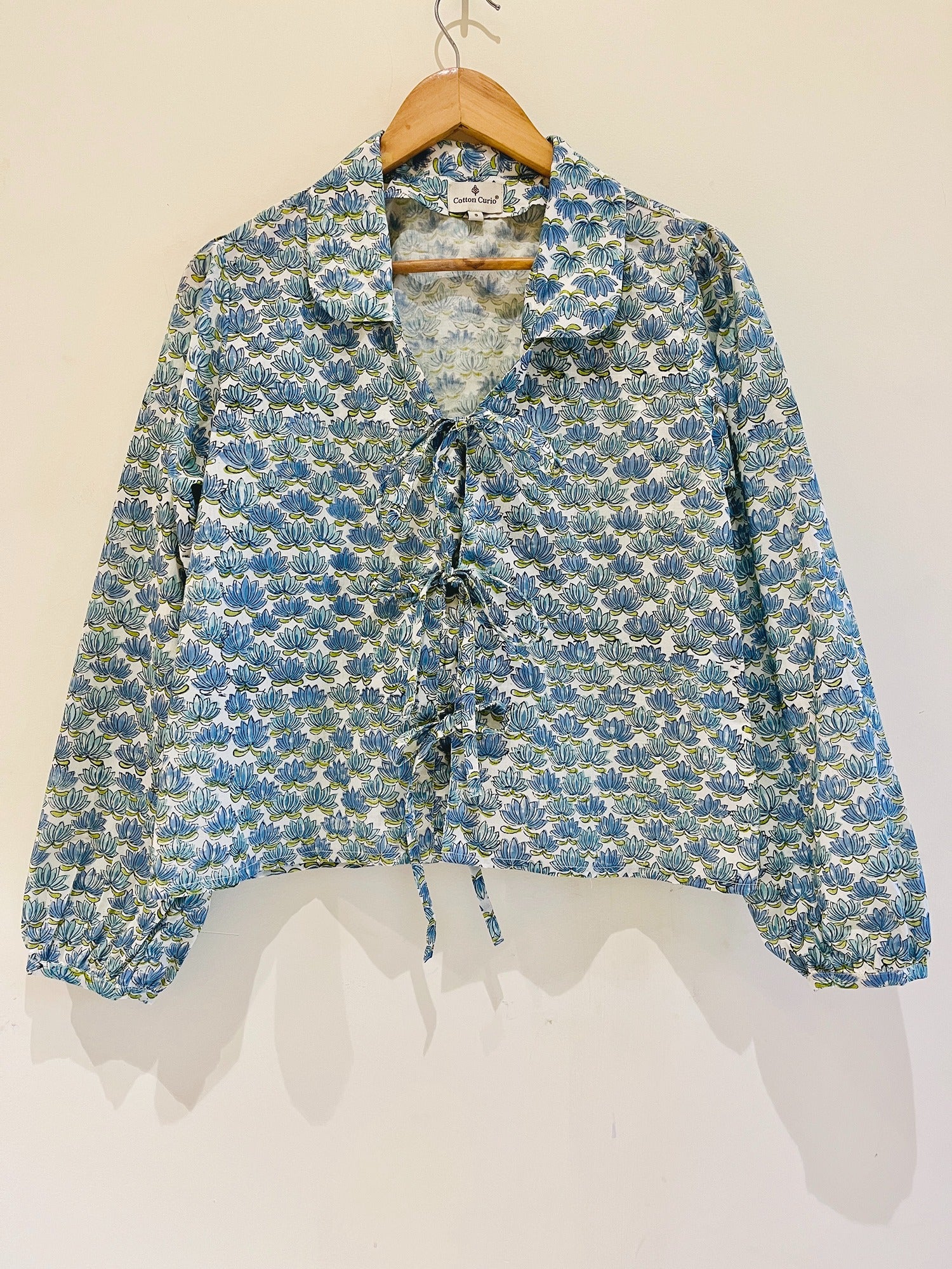 Women’s Cotton Block Printed Short Top