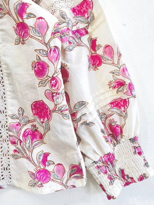 Gulnar Lace Cotton Top