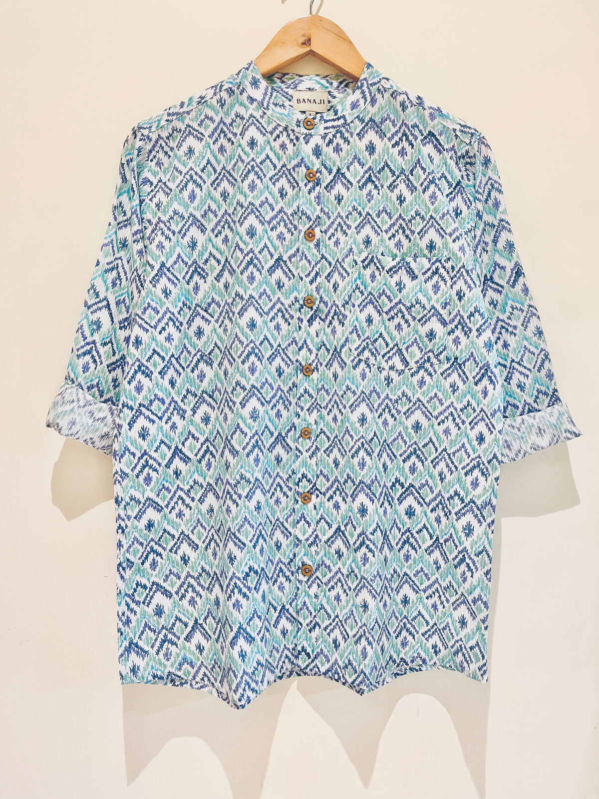 COTTON PRINTED FULL SLEEVE SHIRT
