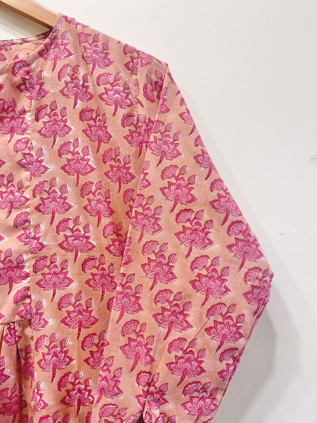 Block Printed Cotton Short Top