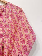 Block Printed Cotton Short Top