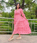 Shades of Pink Tiered Dress