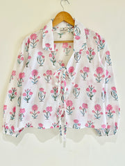 Celeste Block Printed Short Topk