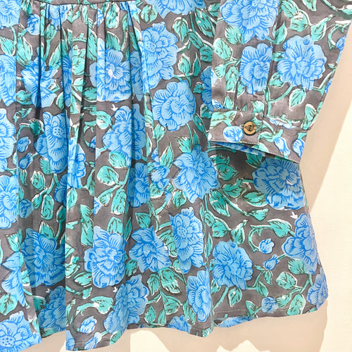 Block Printed Cotton Short Top