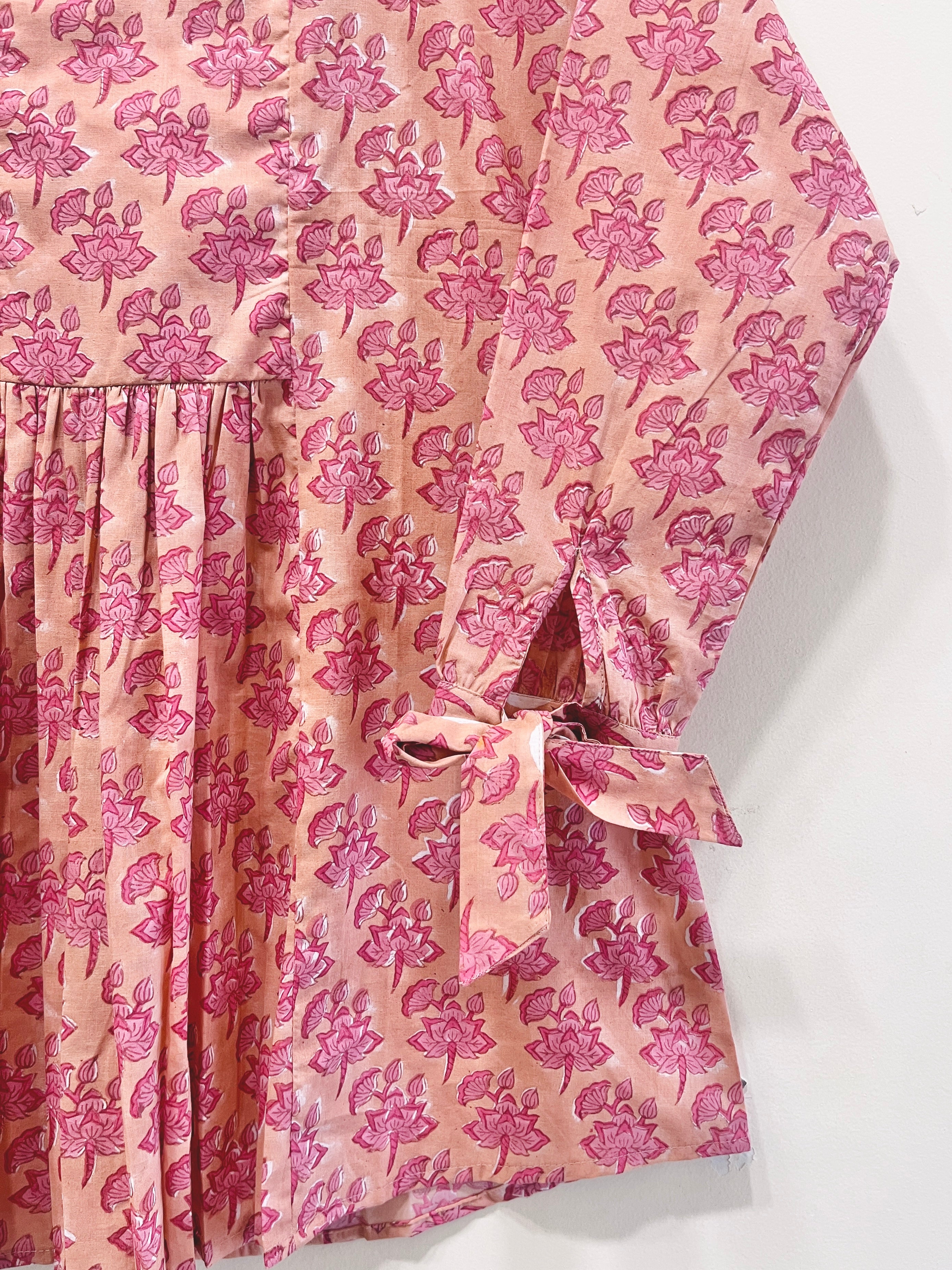 Block Printed Cotton Short Top