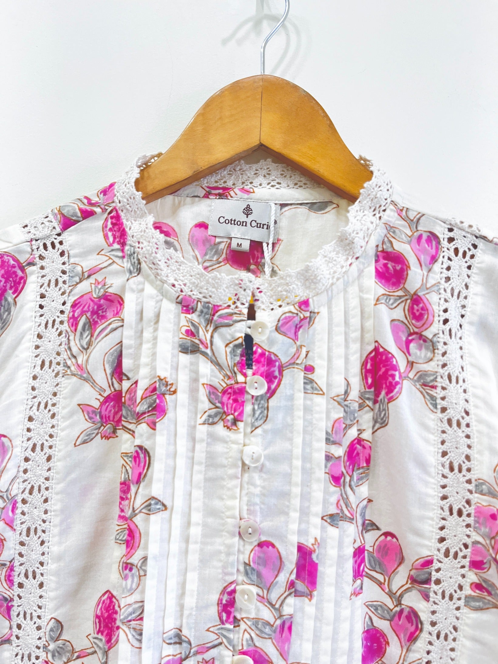 Gulnar Lace Cotton Top