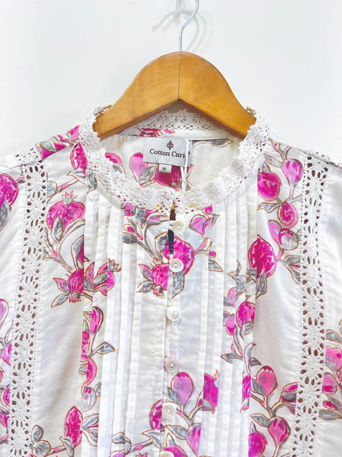 Gulnar Lace Cotton Top