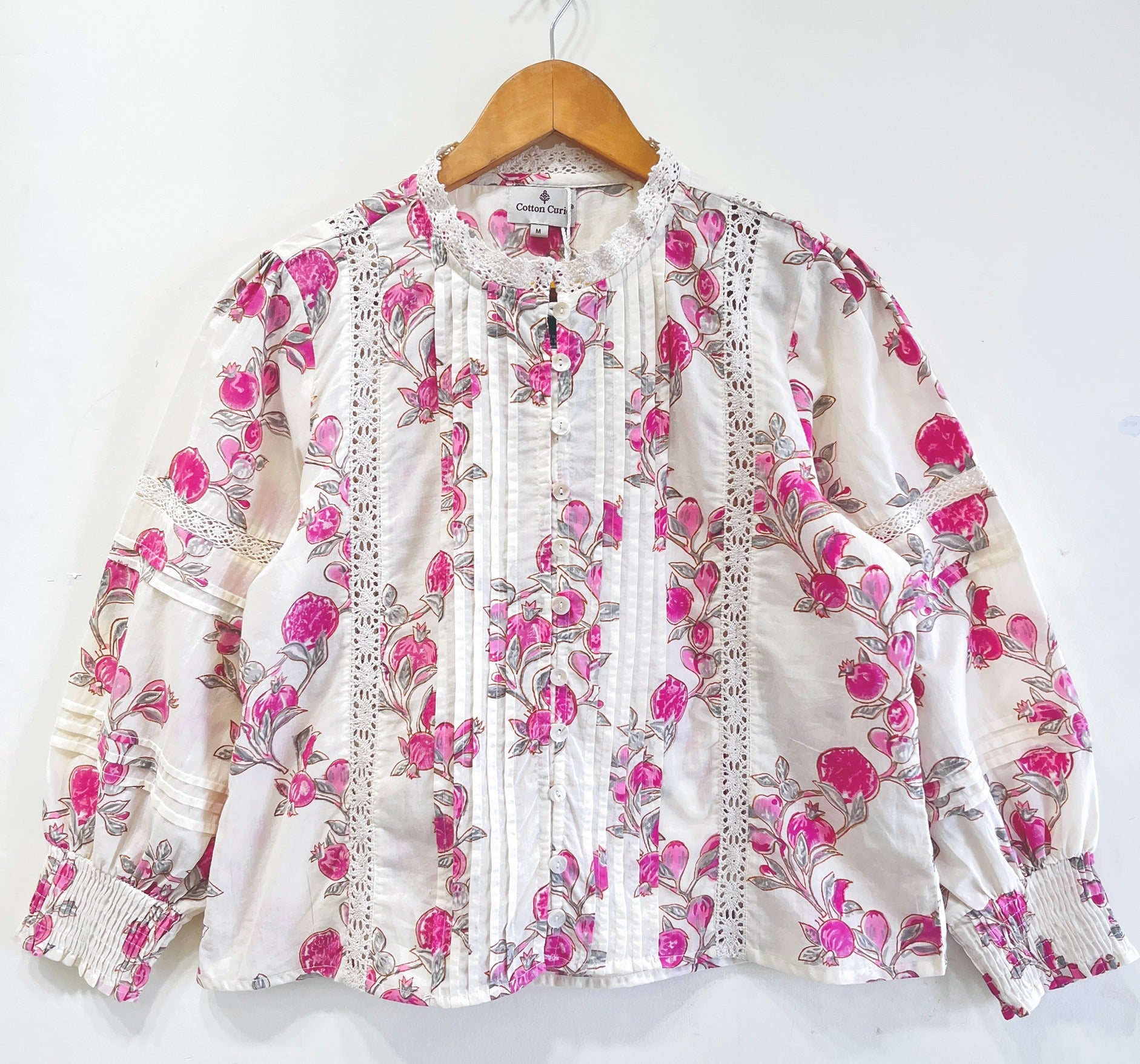 Gulnar Lace Cotton Top