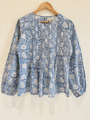 Block Printed Cotton Short Top