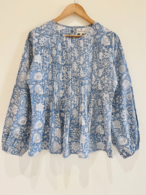 Block Printed Cotton Short Top