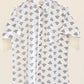 COTTON BLOCK PRINTED HALF SLEEVE SHIRT