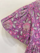 Block Printed Cotton Short Top