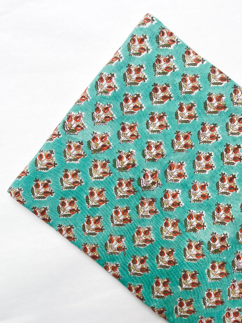 Cotton Block Printed Fabric