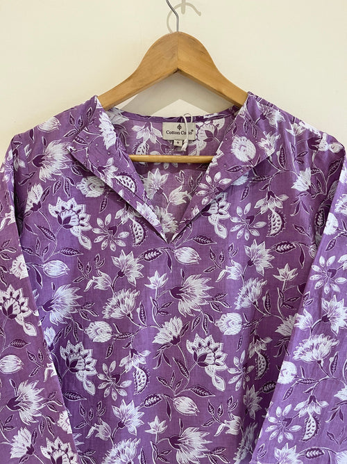 Violet Meadow Cotton Co-Ord set