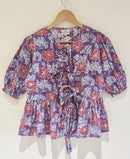 Block Printed Cotton Short Top