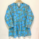 Block Printed Cotton Short Top