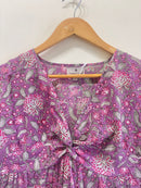 Block Printed Cotton Short Top