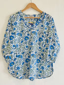 Block Printed Cotton Short Kurti