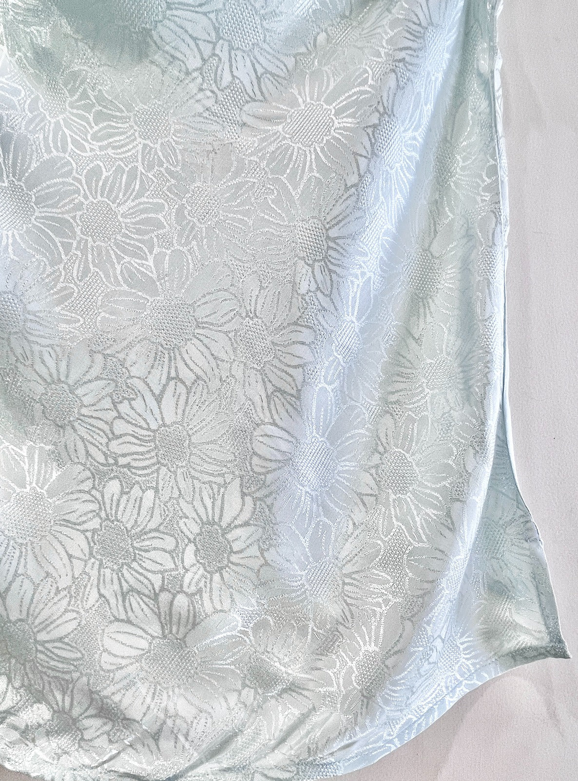 Minty Mist Modal Satin Short Top