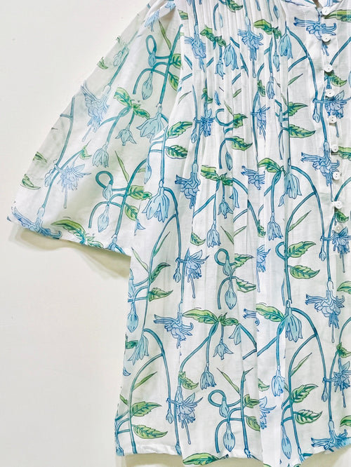 Lume Lily Chanderi Silk Short Top