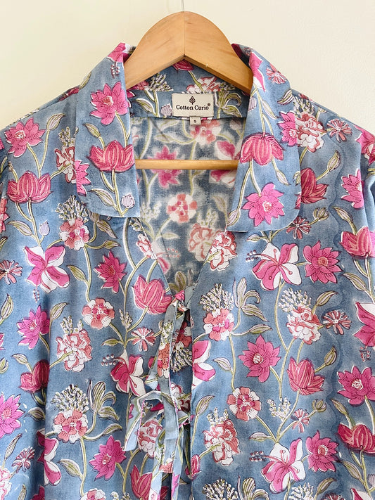 Winter Roses Short Top