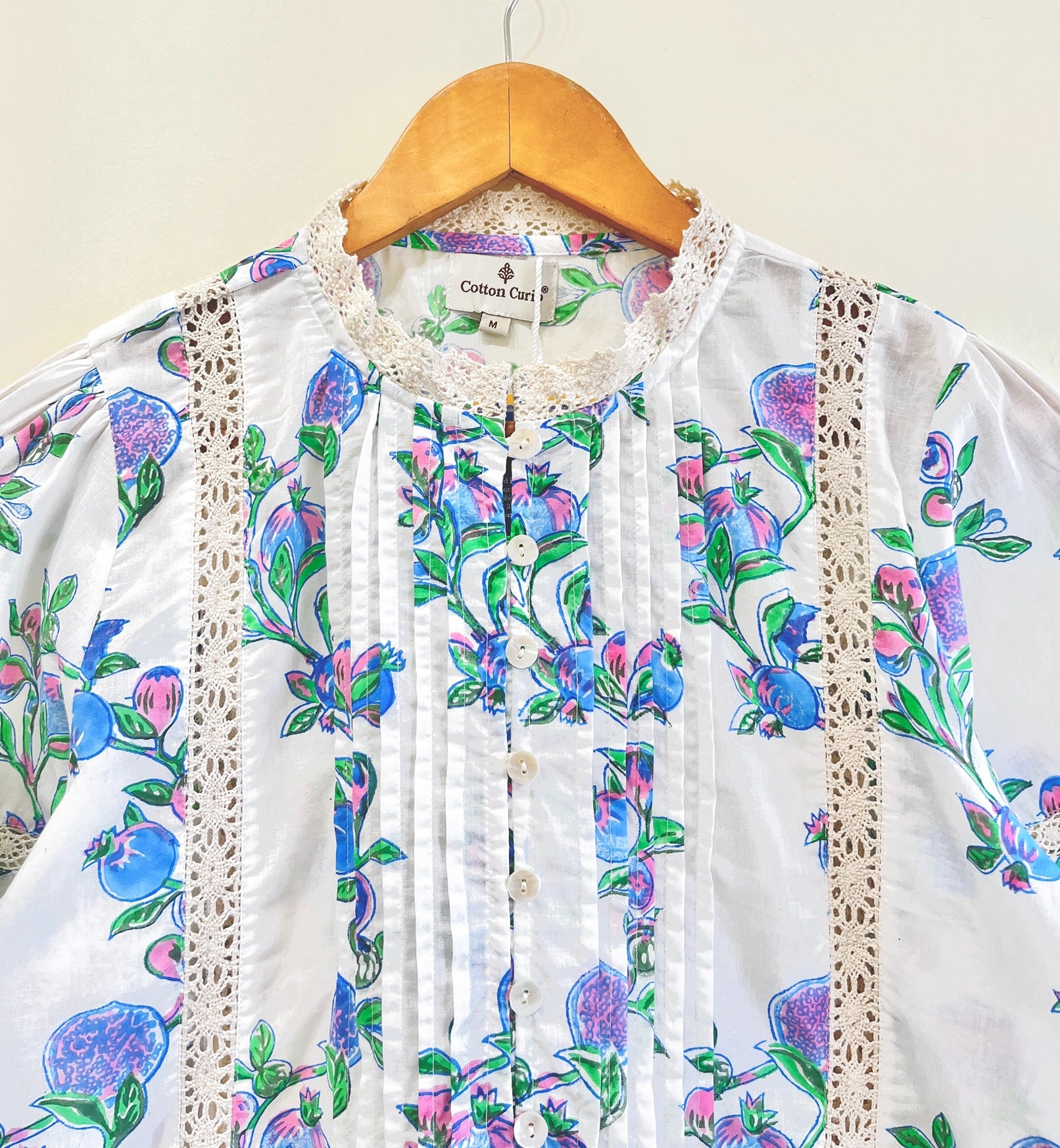 Anar Bel Lace Cotton Top