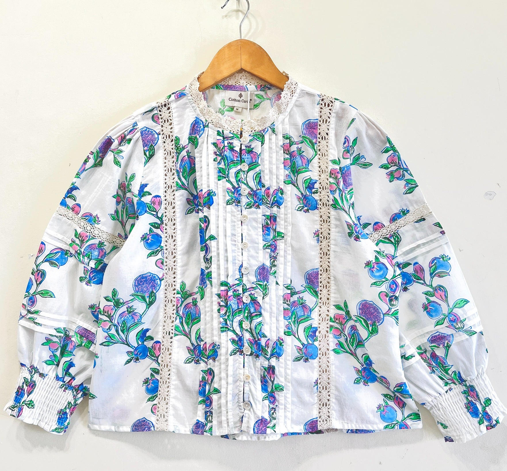 Anar Bel Lace Cotton Top