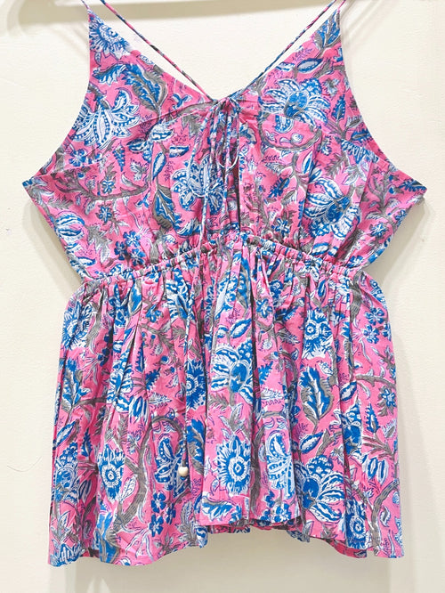 Rose Petal Printed Cami Top