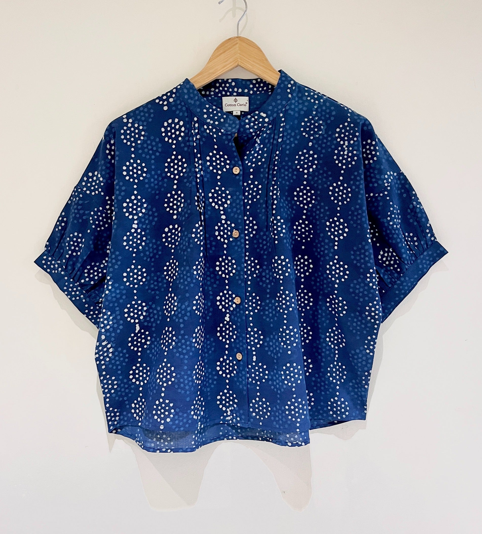 Block Printed Cotton Short Top