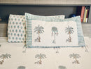 Life Of Palm Bed Sheet with Pillow Covers