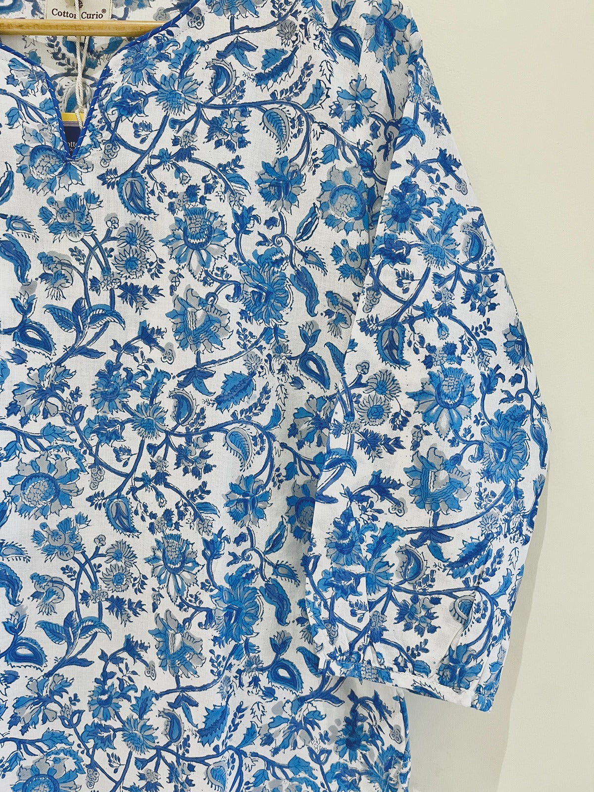 Block Printed Short Kurti