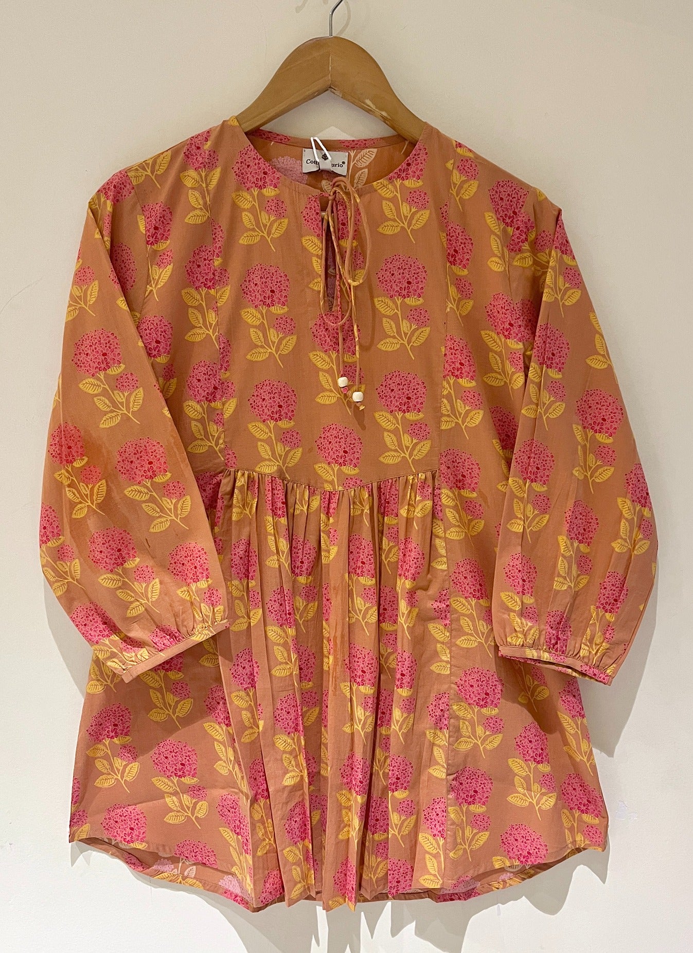 Amber Block Printed Short Top