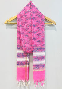 Block Printed Kota Doria Dupatta