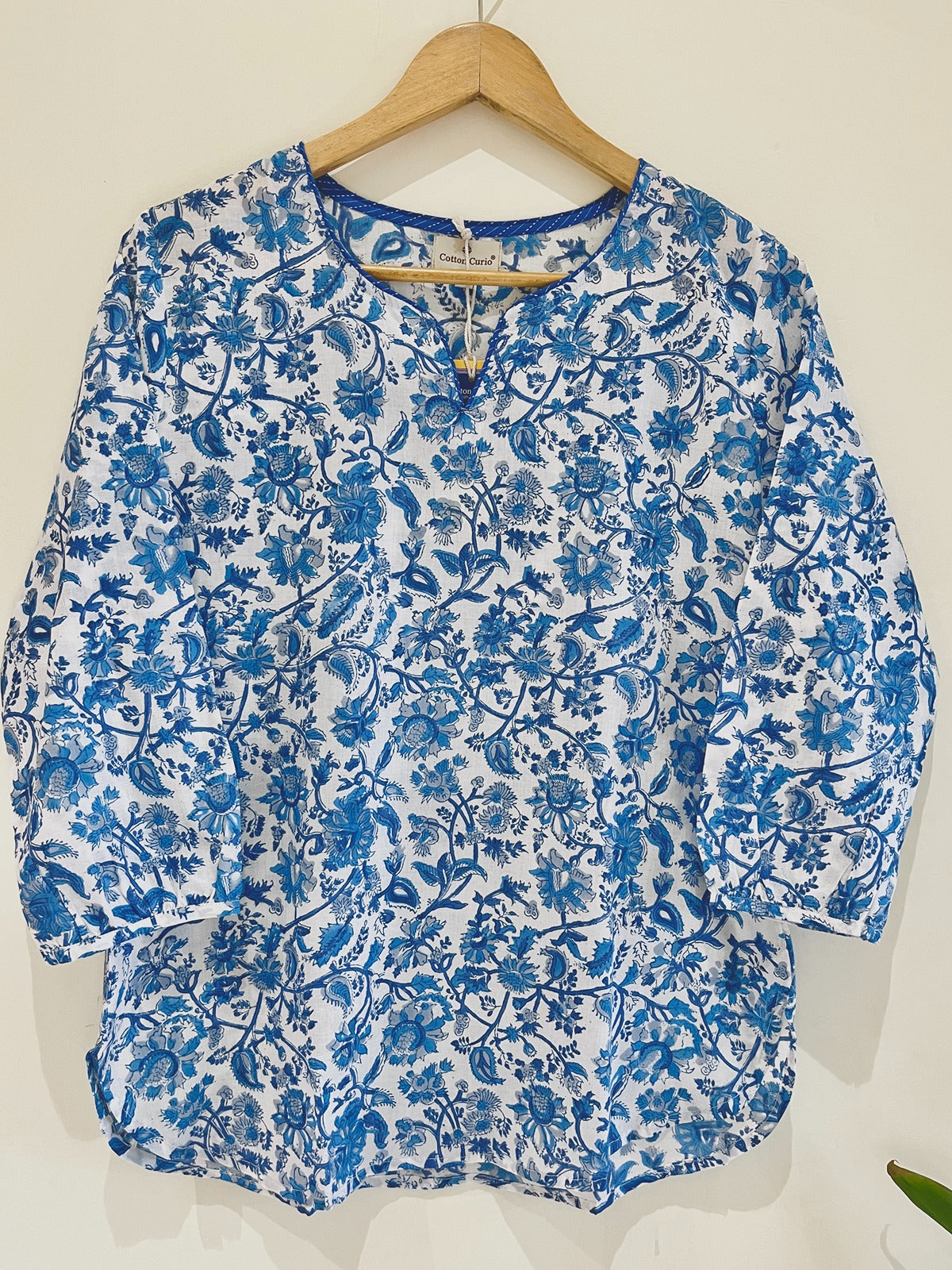 Block Printed Short Kurti