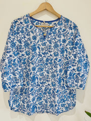 Block Printed Short Kurti