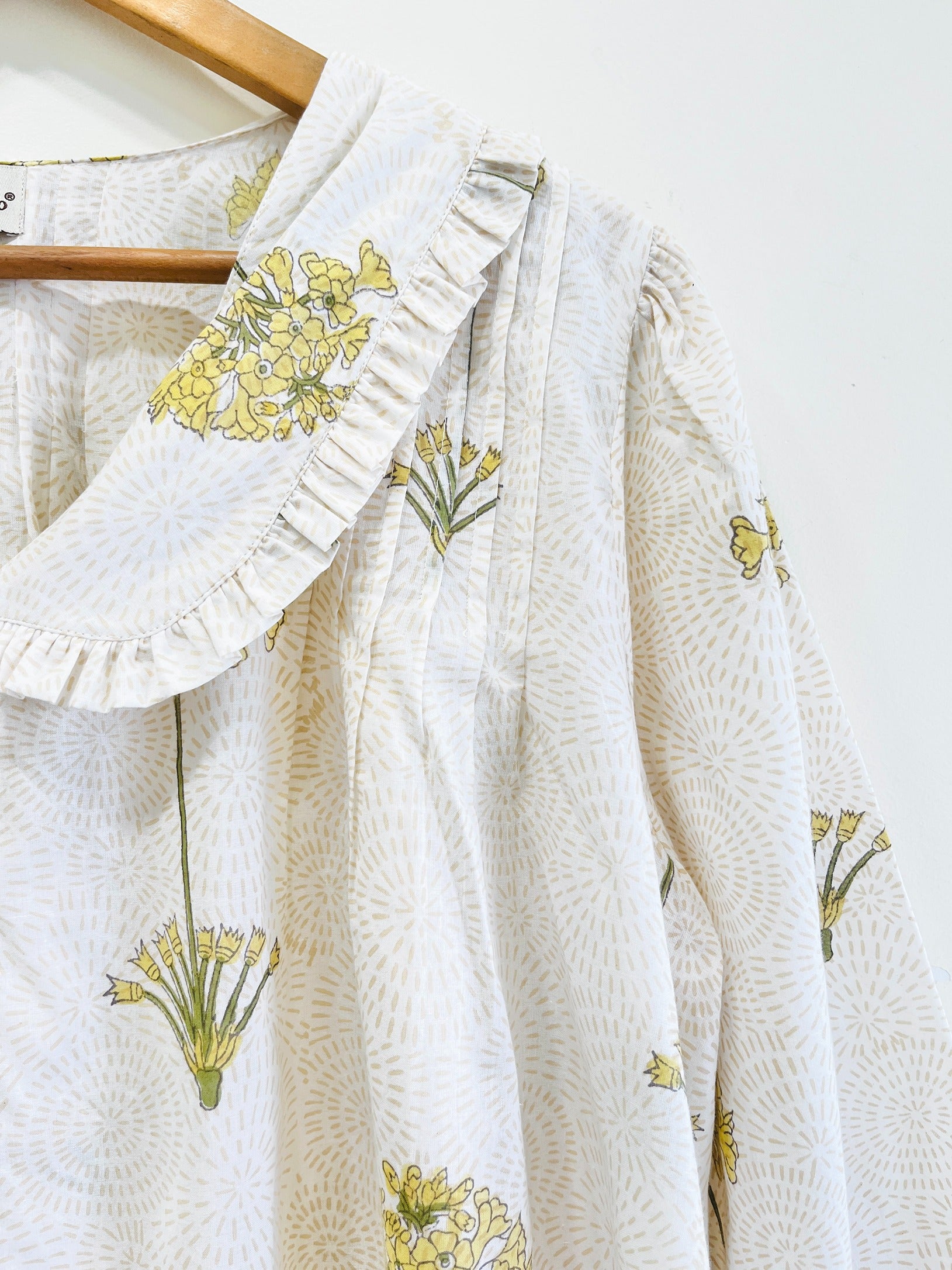 Sarson Ruffle Cotton Top