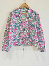 Women’s Cotton Block Printed Short Top