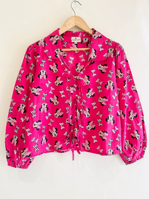 Women’s Cotton Block Printed Short Top
