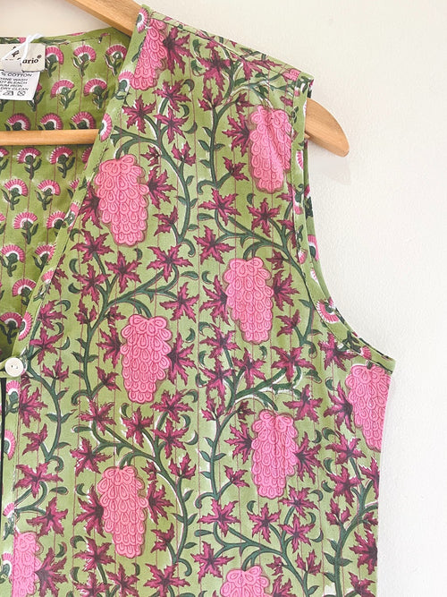 Cotton Kantha Reversible Jacket