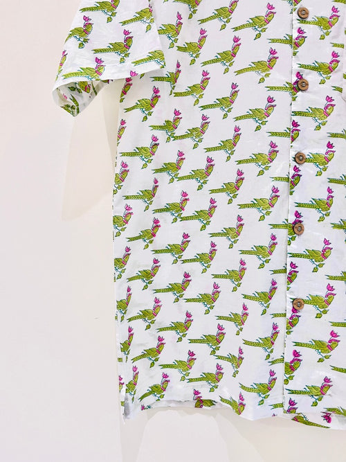 Cotton Printed Half Sleeve Shirt